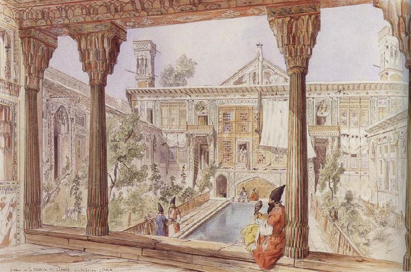 Jean-Paul Laurens Palace of the French Mission in Teheran